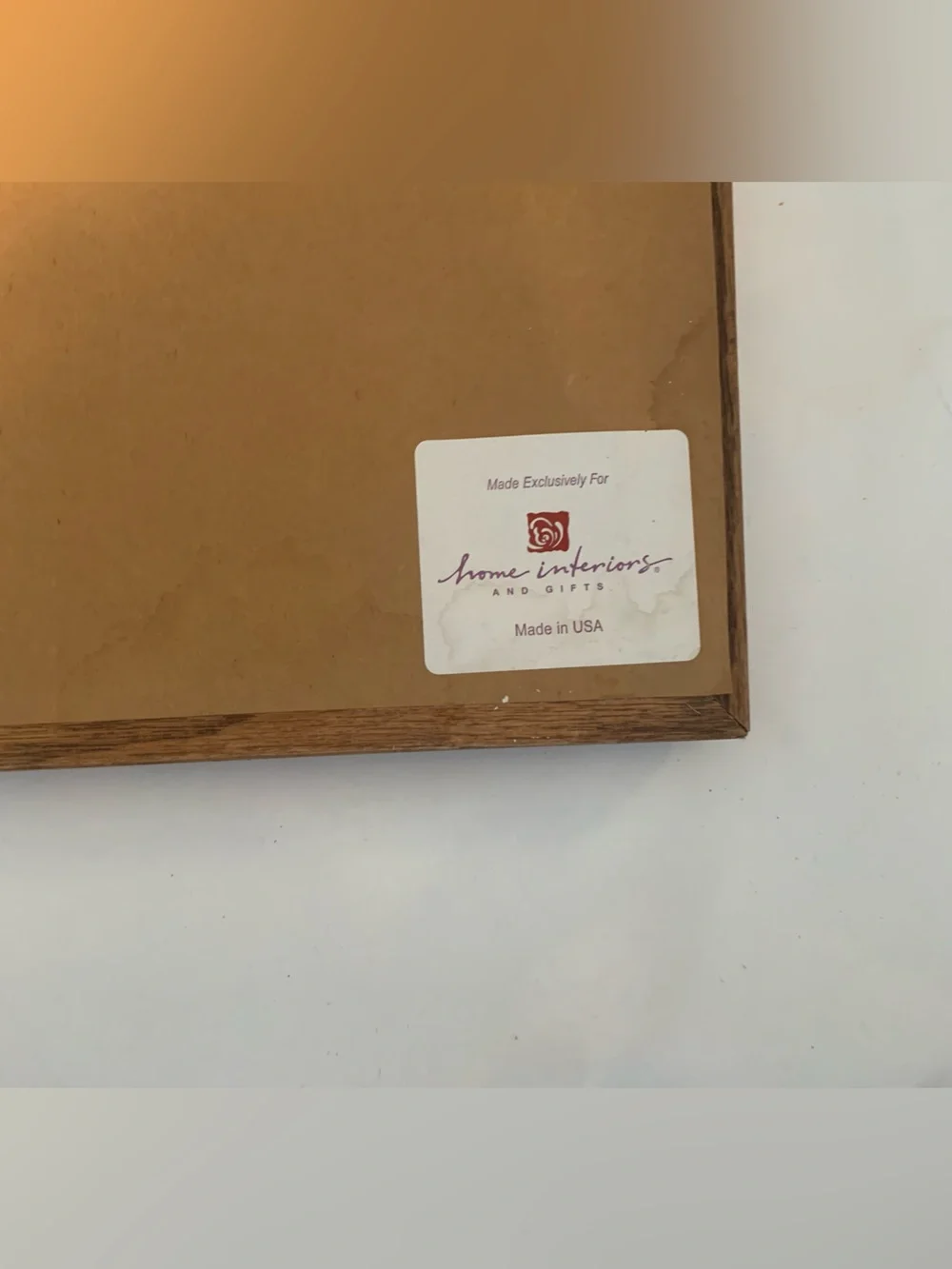 Homco Vintage Home Interiors “Give Us This Day” Designer Series 32x22”